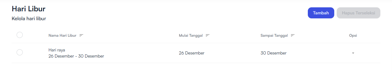 Halaman Hari Libur